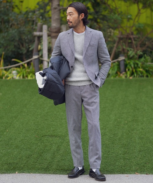 BANANA REPUBLIC FACTORY STORE(バナナリパブリック ファクトリーストア)の「BANANA REPUBLIC FACTORY STORE テーラードフィットスーツパンツ(スラックス・メンズ・ブラック×ホワイト・31/32/32/32/28/32/29/32/30/32/33/32/34/32)」の8枚目の写真