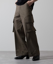 CLEL | 【CLEL】M-47 type military flare cargo pants/M-47 タイプ ミリタリー フレア カーゴ パンツ(カーゴパンツ)