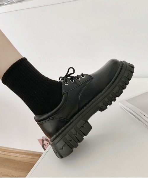 Burner(バーナー)の「【OKUOKU 0909】厚底ローファー oku-shoes-666043387259-33(ローファー・レディース・A・36/38/40)」の8枚目の写真