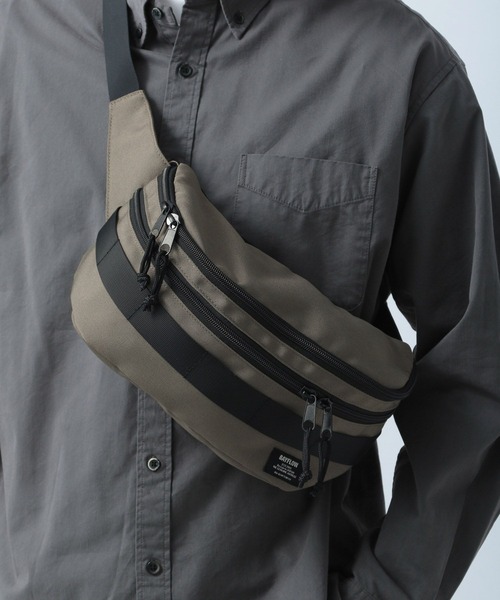 BAYFLOW（ベイフロー）の「テープウエストバッグ（ボディバッグ/ウエストポーチ・メンズ・ブラック/カーキ・FREE）」の20枚目の写真