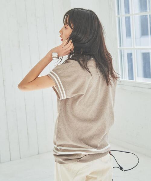 coen（コーエン）の「サラコVネックチルデンベスト（ベスト・レディース・ホワイト/ベージュ・L/M）」の13枚目の写真