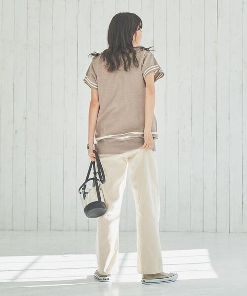 coen（コーエン）の「サラコVネックチルデンベスト（ベスト・レディース・ホワイト/ベージュ・L/M）」の17枚目の写真