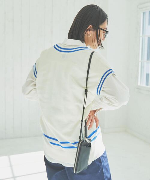 coen（コーエン）の「サラコVネックチルデンベスト（ベスト・レディース・ホワイト/ベージュ・L/M）」の19枚目の写真