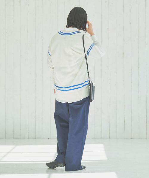 coen（コーエン）の「サラコVネックチルデンベスト（ベスト・レディース・ホワイト/ベージュ・L/M）」の22枚目の写真