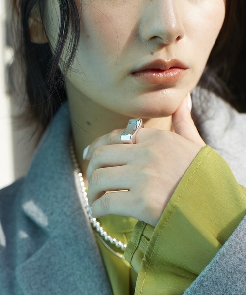 Nothing And Others（ナッシングアンドアザーズ）の「「Nothing And Others/ナッシングアンドアザーズ」Square shape Ring（リング・レディース・シルバー・FREE）」の3枚目の写真