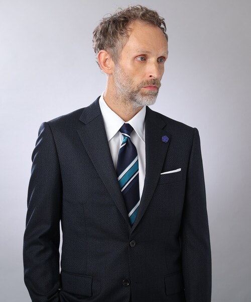 TAKEO KIKUCHI（タケオキクチ）の「◆【名刺入れ付きBOX】 ベーシックセットBOX（ネクタイ・メンズ・ネイビー系1/ネイビー/ネイビー系2・80）」の22枚目の写真