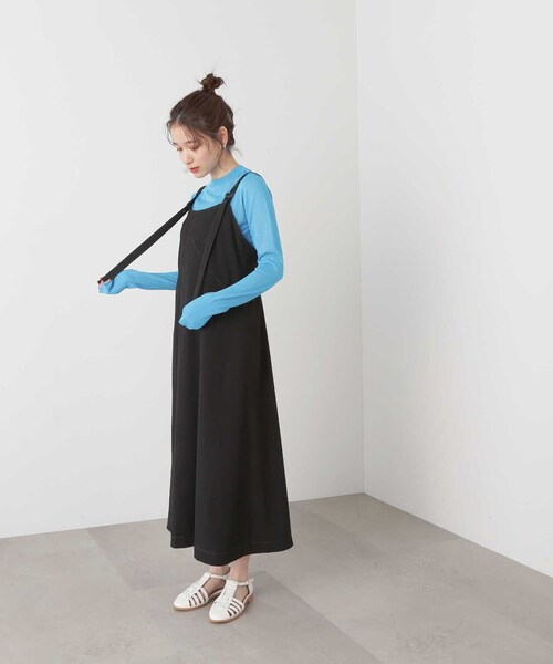 N.(N. Natural Beauty Basic)(エヌエヌナチュラルビューティーベーシック)の「◆シアーシャインニット(ニット/セーター・レディース・ブルー/ピンクベージュ/オレンジ・MEDIUM)」の20枚目の写真