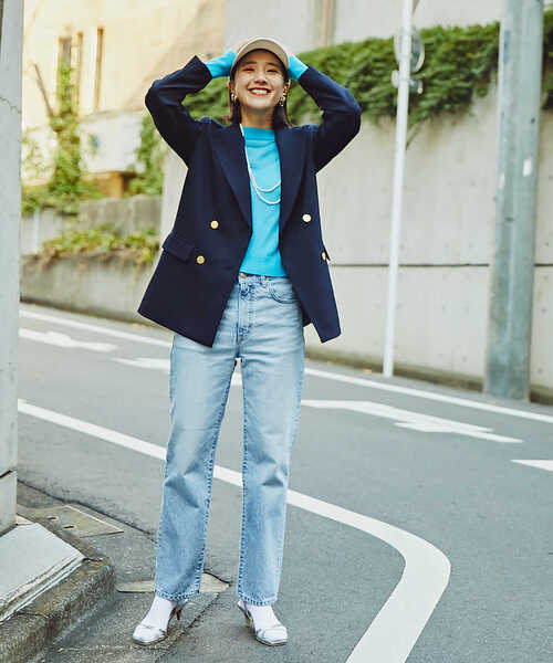 N.(N. Natural Beauty Basic)(エヌエヌナチュラルビューティーベーシック)の「◆シアーシャインニット(ニット/セーター・レディース・ブルー/ピンクベージュ/オレンジ・MEDIUM)」の19枚目の写真