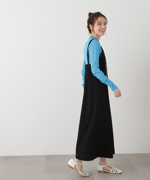 N.(N. Natural Beauty Basic)(エヌエヌナチュラルビューティーベーシック)の「◆シアーシャインニット(ニット/セーター・レディース・ブルー/ピンクベージュ/オレンジ・MEDIUM)」の11枚目の写真