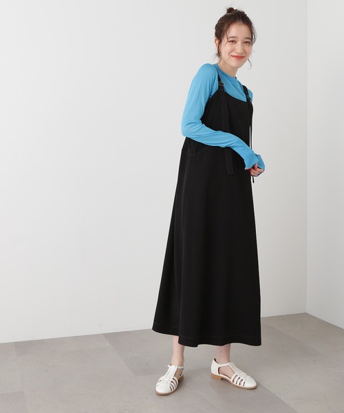 N.(N. Natural Beauty Basic)(エヌエヌナチュラルビューティーベーシック)の「◆シアーシャインニット(ニット/セーター・レディース・ブルー/ピンクベージュ/オレンジ・MEDIUM)」の7枚目の写真