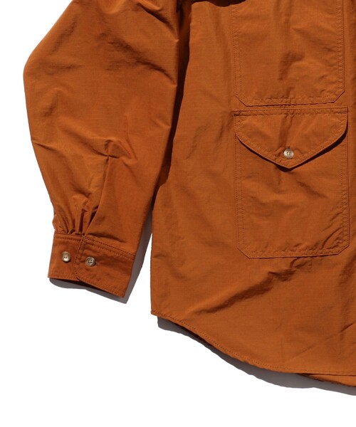 BEAMS PLUS（ビームスプラス）の「BEAMS PLUS / ストレッチ ナイロン リップストップ アドベンチャー シャツ（シャツ/ブラウス・メンズ・オリーブ/サックスブルー/オレンジ・SMALL/MEDIUM/LARGE/X-LARGE）」の15枚目の写真
