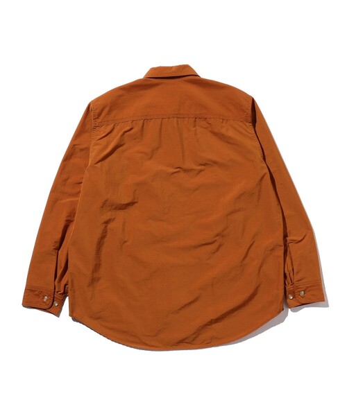 BEAMS PLUS（ビームスプラス）の「BEAMS PLUS / ストレッチ ナイロン リップストップ アドベンチャー シャツ（シャツ/ブラウス・メンズ・オリーブ/サックスブルー/オレンジ・SMALL/MEDIUM/LARGE/X-LARGE）」の17枚目の写真