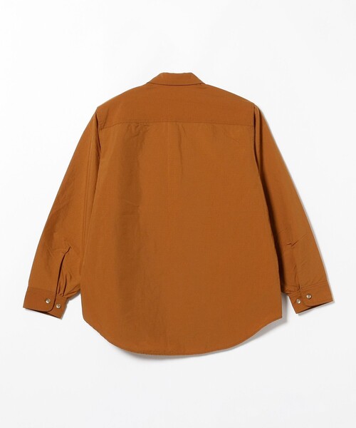 BEAMS PLUS（ビームスプラス）の「BEAMS PLUS / ストレッチ ナイロン リップストップ アドベンチャー シャツ（シャツ/ブラウス・メンズ・オリーブ/サックスブルー/オレンジ・SMALL/MEDIUM/LARGE/X-LARGE）」の19枚目の写真