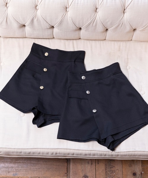 DearMyLoveRose（ディアマイラブローズ）の「スカートライクラップショーパン（その他パンツ・レディース・ブラック×ゴールド/ブラック×シルバー・SMALL/MEDIUM/LARGE/XX-LARGE/X-LARGE）」の7枚目の写真