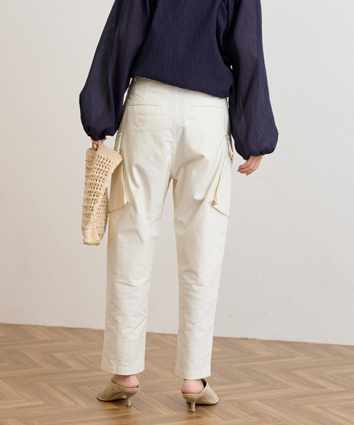 FRAMeWORK（フレームワーク）の「ミリタリーパンツ（カーゴパンツ・レディース・ホワイト系その他/カーキ・34/40/36/38）」の8枚目の写真