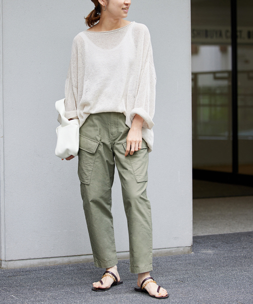 FRAMeWORK（フレームワーク）の「ミリタリーパンツ（カーゴパンツ・レディース・ホワイト系その他/カーキ・34/40/36/38）」の16枚目の写真