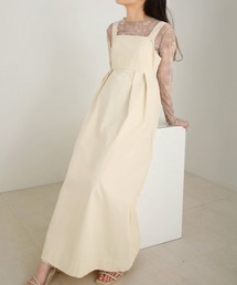 Bab | ２WAYストラップジャンパーワンピース(ジャンパースカート)