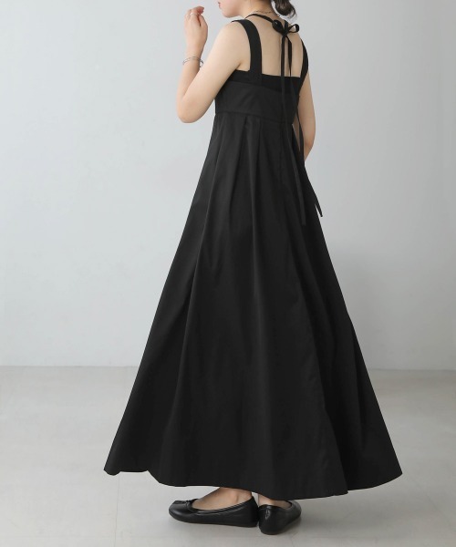 Bab（バブ）の「２WAYストラップジャンパーワンピース（ジャンパースカート・レディース・グレイッシュベージュ/ブラック/ホワイト系その他・M）」の20枚目の写真