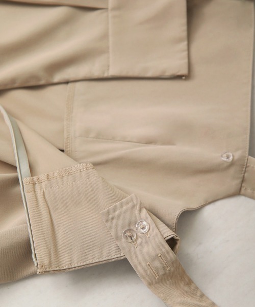 Bab（バブ）の「２WAYストラップジャンパーワンピース（ジャンパースカート・レディース・グレイッシュベージュ/ブラック/ホワイト系その他・M）」の13枚目の写真