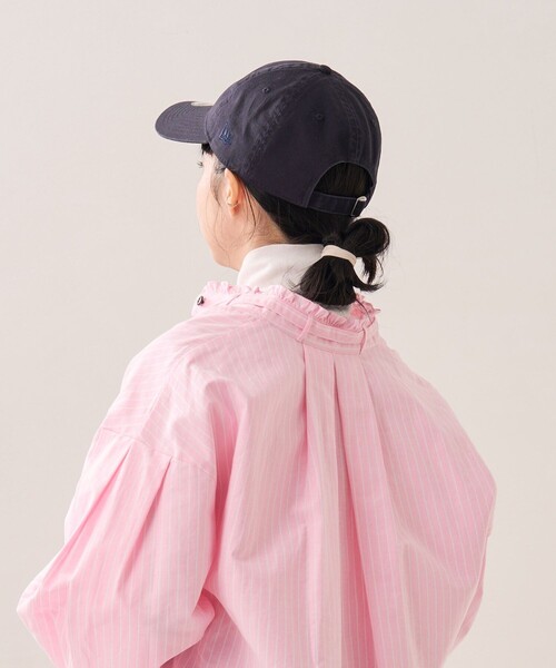 FREAK'S STORE（フリークスストア）の「New Era × FREAK'S STORE/ニューエラ 別注9TWENTY MINI LOGO CAP/別注ニューエラ9TWENTYミニロゴキャップ（キャップ・レディース・ベージュ/ネイビー・ONE SIZE）」の11枚目の写真