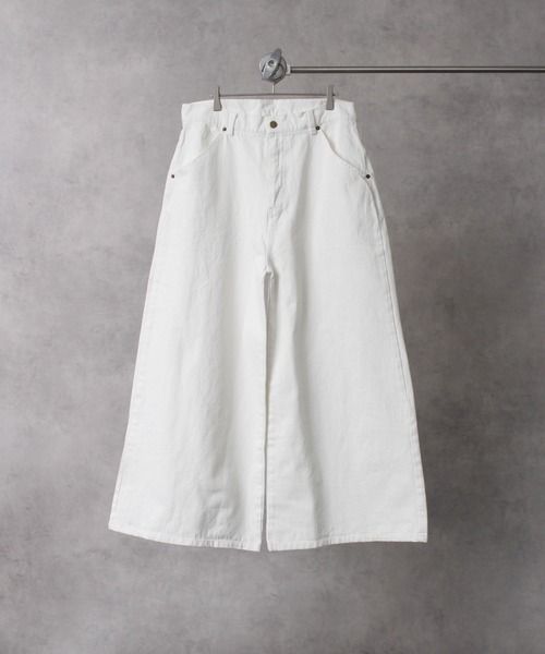 welise(ウェライズ)の「【welise/ウェライズ】13ozハイグレードデニム エレファント袴パンツ(デニムパンツ・メンズ・ライトインディゴブルー/ブラック/オフホワイト/ブラック系その他/インディゴブルー/ブラック系その他2/ケミカルウォッシュ/ダークブラック/ブルー/ベージュ/ダークインディゴブルー・L/M/S)」の14枚目の写真