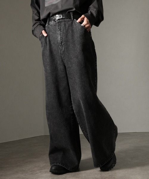welise/ウェライズ】13ozハイグレードデニム エレファント袴パンツ