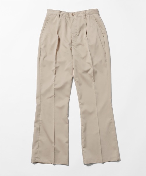 ROOPTOKYO（ループトウキョウ）の「センタープレスフレアパンツ スラックス ワイドレッグ ブーツカット（スラックス・メンズ・ベージュ/サックスブルー/ブラック/オフホワイト・XL/L/M）」の19枚目の写真