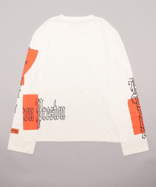 HERON PRESTON(ヘロンプレストン)の「【HERON PRESTON】GOTHIC COLOR BLOCKS LS TEE(Tシャツ/カットソー・メンズ・ホワイト系その他・L)」の3枚目の写真