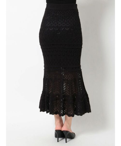 RESEXXY（リゼクシー）の「鈎針マーメイドスカート（スカート・レディース・ブラック/ベージュ/ブルー/アイボリー・FREE）」の19枚目の写真