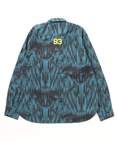 A BATHING APE 半袖シャツ M ブルー A BATHING APE（シャツ ・ ブルー・ネイビー/青色系）のフリマ