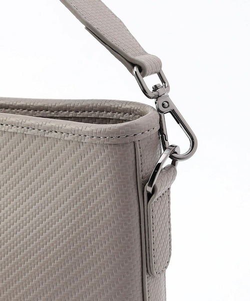 MONSIEUR NICOLE（ムッシュニコル）の「【ex/tra】2WAY レザーブリーフケース（トートバッグ・メンズ・グレイッシュベージュ/ブラック・FREE）」の9枚目の写真