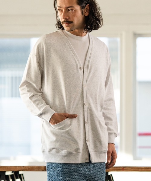 【セール】mcg3211-MINI URAKE Long Length Cardigan カーディガン（カーディガン/ボレロ）｜CAMBIO（カンビオ）カーディガン/ボレロ