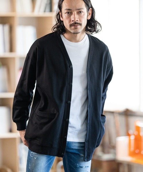 【セール】mcg3211-MINI URAKE Long Length Cardigan カーディガン（カーディガン/ボレロ）｜CAMBIO（カンビオ）