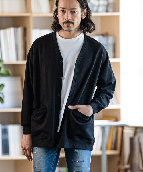 【セール】mcg3211-MINI URAKE Long Length Cardigan カーディガン（カーディガン/ボレロ）｜CAMBIO（カンビオ）