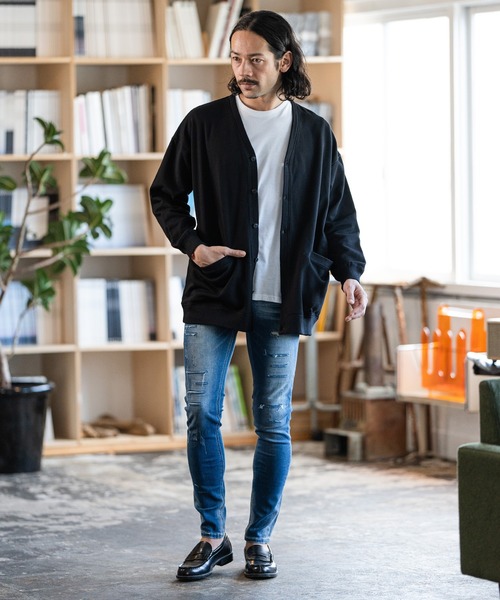 【セール】mcg3211-MINI URAKE Long Length Cardigan カーディガン（カーディガン/ボレロ）｜CAMBIO（カンビオ）