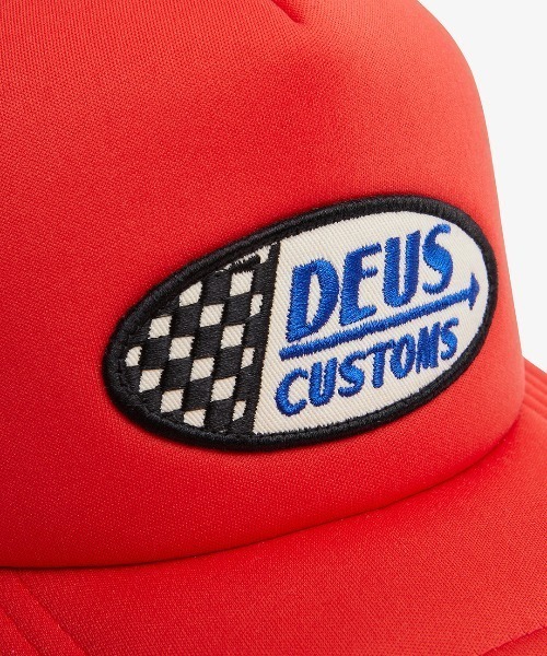 DEUS EX MACHINA(デウスエクスマキナ)の「FLAGS TRUCKER(キャップ・メンズ・ホワイト/ブラック・OS)」の4枚目の写真