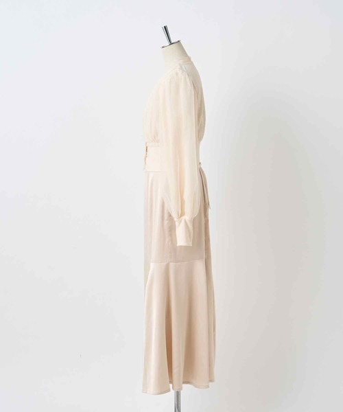 one after another NICE CLAUP（ワンアフターアナザーナイスクラップ）の「マルチWAYで着回せる。チュールカーディガン+キャミワンピース（ワンピース・レディース・アイボリー/ブラック/ピンク・FREE）」の5枚目の写真