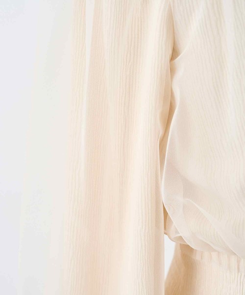 one after another NICE CLAUP（ワンアフターアナザーナイスクラップ）の「マルチWAYで着回せる。チュールカーディガン+キャミワンピース（ワンピース・レディース・アイボリー/ブラック/ピンク・FREE）」の8枚目の写真