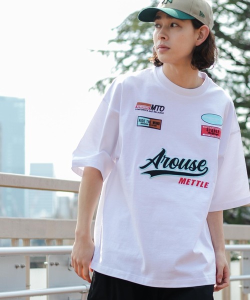 WEGO(ウィゴー)の「WEGO/ヘビーウエイトレーシングモチーフT(Tシャツ/カットソー・メンズ・ホワイト/ブルー/ブラック・MEDIUM/LARGE)」の20枚目の写真