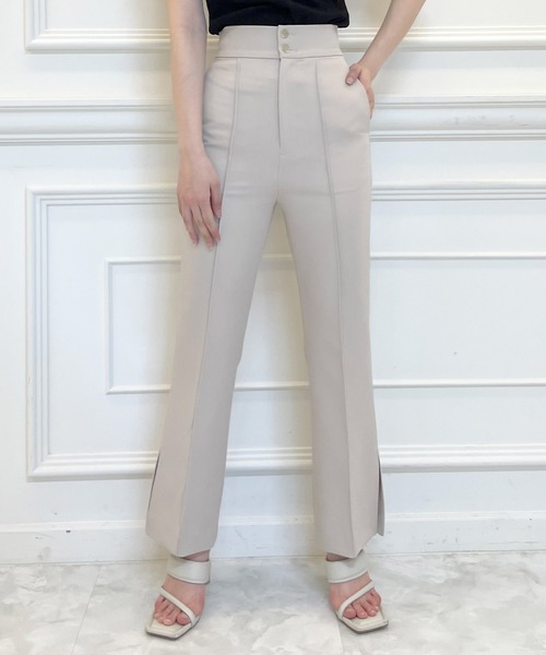 【セール】ハイウエストフレアパンツ（その他パンツ）｜ROYAL PARTY（ロイヤルパーティー）