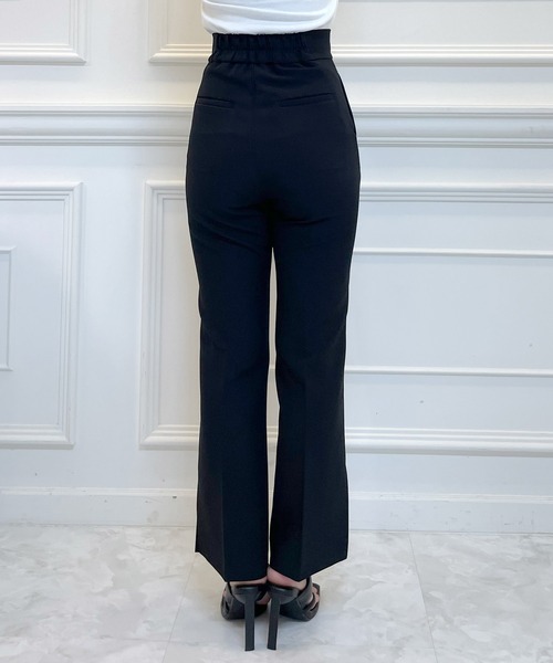 ROYAL PARTY(ロイヤルパーティー)の「ハイウエストフレアパンツ(その他パンツ・レディース・ブラック/サンドグレー・マルチサイズ)」の5枚目の写真