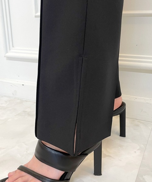 ROYAL PARTY(ロイヤルパーティー)の「ハイウエストフレアパンツ(その他パンツ・レディース・ブラック/サンドグレー・マルチサイズ)」の10枚目の写真