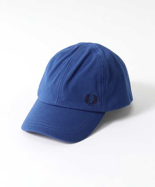 FRED PERRY(フレッドペリー)の「【FRED PERRY / フレッドペリー】 PIQUE CLASSIC CAP(キャップ・メンズ・ブラック/ネイビー/ブルー・FREE)」の1枚目の写真