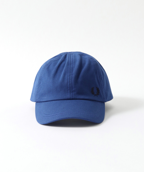 FRED PERRY(フレッドペリー)の「【FRED PERRY / フレッドペリー】 PIQUE CLASSIC CAP(キャップ・メンズ・ブラック/ネイビー/ブルー・FREE)」の4枚目の写真