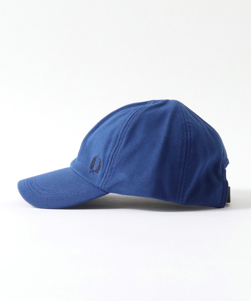 FRED PERRY(フレッドペリー)の「【FRED PERRY / フレッドペリー】 PIQUE CLASSIC CAP(キャップ・メンズ・ブラック/ネイビー/ブルー・FREE)」の5枚目の写真