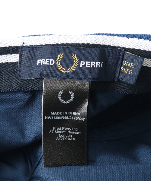 FRED PERRY(フレッドペリー)の「【FRED PERRY / フレッドペリー】 PIQUE CLASSIC CAP(キャップ・メンズ・ブラック/ネイビー/ブルー・FREE)」の11枚目の写真