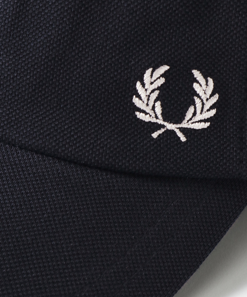 FRED PERRY(フレッドペリー)の「【FRED PERRY / フレッドペリー】 PIQUE CLASSIC CAP(キャップ・メンズ・ブラック/ネイビー/ブルー・FREE)」の14枚目の写真