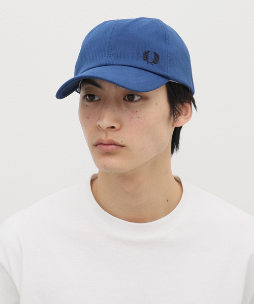 FRED PERRY(フレッドペリー)の「【FRED PERRY / フレッドペリー】 PIQUE CLASSIC CAP(キャップ・メンズ・ブラック/ネイビー/ブルー・FREE)」の16枚目の写真