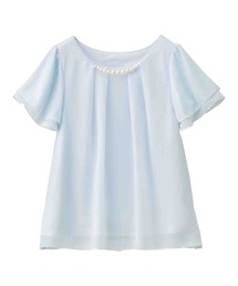 2WAYシフォンタックブラウス(半袖)