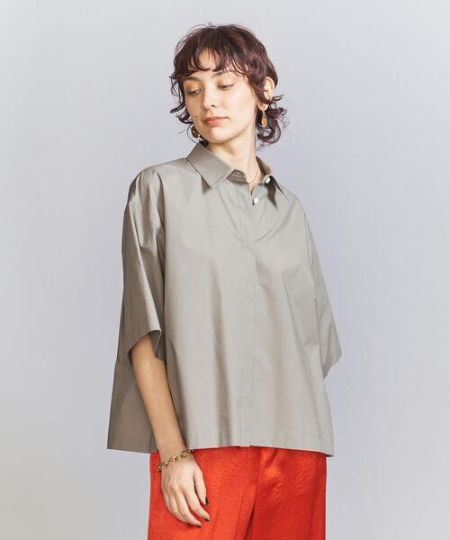 【未使用品】B&Y UNITEDARROWSタイプライターショートスリーブシャツ BEAUTY&YOUTH UNITED ARROWS（ビューティーアンドユース